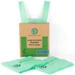 Compostable Kitchen Trash Bags with Tie Handles