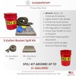 CleanUp Stuff Universal Spill Kit with 5-Gallon Bucket