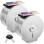 Mifoci Jumbo Toilet Paper Dispenser with Shelf