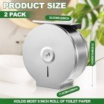 Mifoci Jumbo Toilet Paper Dispenser with Shelf