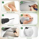 Mifoci Jumbo Toilet Paper Dispenser with Shelf