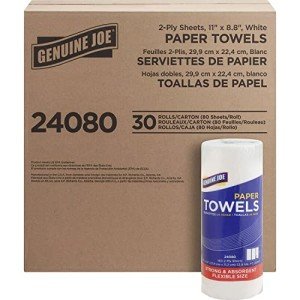 Genuine Joe 2-Ply Paper Towels, Pack of 30