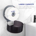 Wall-Mount Jumbo Toilet Paper Holder - Black