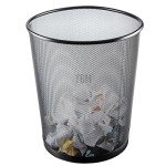 YBM Home Mesh Round Trash Can, 4.75 Gallon