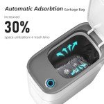 Touchless 3.5 Gallon Bathroom Trash Can with Lid