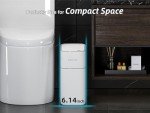 Touchless 3.5 Gallon Bathroom Trash Can with Lid