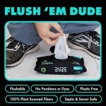 DUDE Wipes - Flushable Mint Chill Wipes, 48 Count