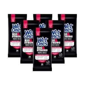Big & Strong Antibacterial Hand Wipes - 28ct
