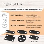 Classic Framed Janitor Closet Sign - Black