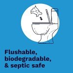 Flushable Wipes for Skin Irritation Relief - 48 Count