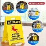 19'' Industrial Wet Floor Sign - 3 Pack