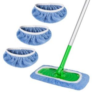 3 Pack Reusable Microfiber Mop Pads for Swiffer