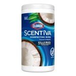 Clorox Scentiva Bleach-Free Cleaning Wipes, 75 Count