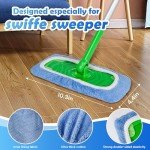 3 Pack Reusable Microfiber Mop Pads for Swiffer