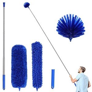 Microfiber Duster Set with Telescopic Handles - 5 Pack