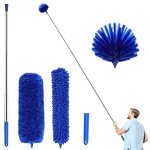 Microfiber Duster Set with Telescopic Handles - 5 Pack