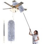 Microfiber Duster with Extension Pole for Cleaning