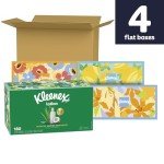 Kleenex Lotion Tissues with Coconut Oil, 4 Boxes
