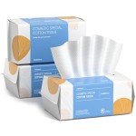 Soft Dry Wipe Cotton Cloths, 300 Count Pack