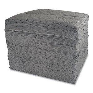 TaskBrand 15" x 18" Grey Universal Spill Pads