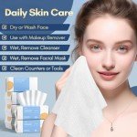 Soft Dry Wipe Cotton Cloths, 300 Count Pack