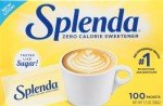 SPLENDA Zero Calorie Sweetener, 200 Packets