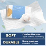 Soft Dry Wipe Cotton Cloths, 300 Count Pack