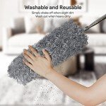 7-Piece Microfiber Feather Duster with Extension Pole