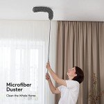 7-Piece Microfiber Feather Duster with Extension Pole