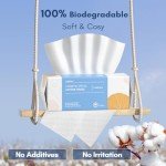 Soft Dry Wipe Cotton Cloths, 300 Count Pack