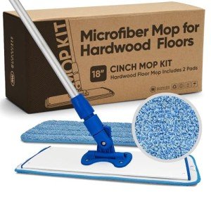 Cinch Mop with Reusable Microfiber Pads
