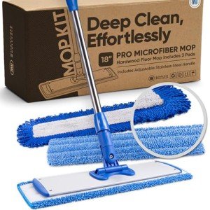 18" Microfiber Mop for All Floor Types