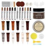 Wood Furniture Repair Kit - 34 Pieces, 12 Colors