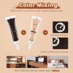 Furniture Repair Kit with 12 Wood Touch-Up Colors
