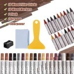 18-Color Wood Filler and Marker Repair Kit