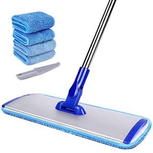Professional 45.7cm Microfiber Mop with Reusable Pads