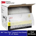 3M Easy Trap Dust Sheets - 60 Disposable Sheets