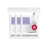 simplehuman Code A Drawstring Trash Bags, 90 Count