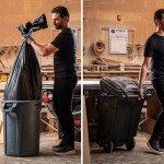 Heavy Duty Extra Large Black Trash Bags 15 Count