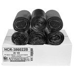 Aluf Plastics 60-Gallon High-Density Trash Bags, 150 Count