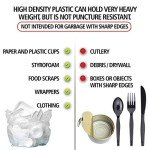 Aluf Plastics 60-Gallon High-Density Trash Bags, 150 Count