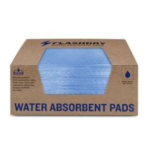 FlashDry Absorbent Pads - 50 Reusable, Wringable