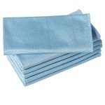 6-Pack Lint-Free Microfiber Glass Cleaning Cloths
