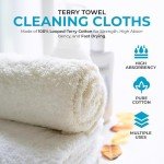 Simpli-Magic Terry Cleaning Cloths, Pack of 50
