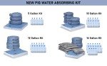 Water Absorbing Kit - Absorbs 10 Gallons - Blue
