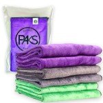 6-Pack Microfiber Towels for Home and Car