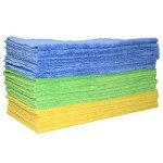 Microfiber Cleaning Towels Edgeless (16x16, 24 Pack)