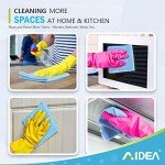 AIDEA Blue Microfiber Cleaning Cloths - 24 Pack