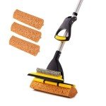 Yocada Extendable Sponge Mop for Floor Cleaning