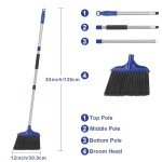 Kefanta 2-Pack Heavy Duty Commercial Angle Brooms